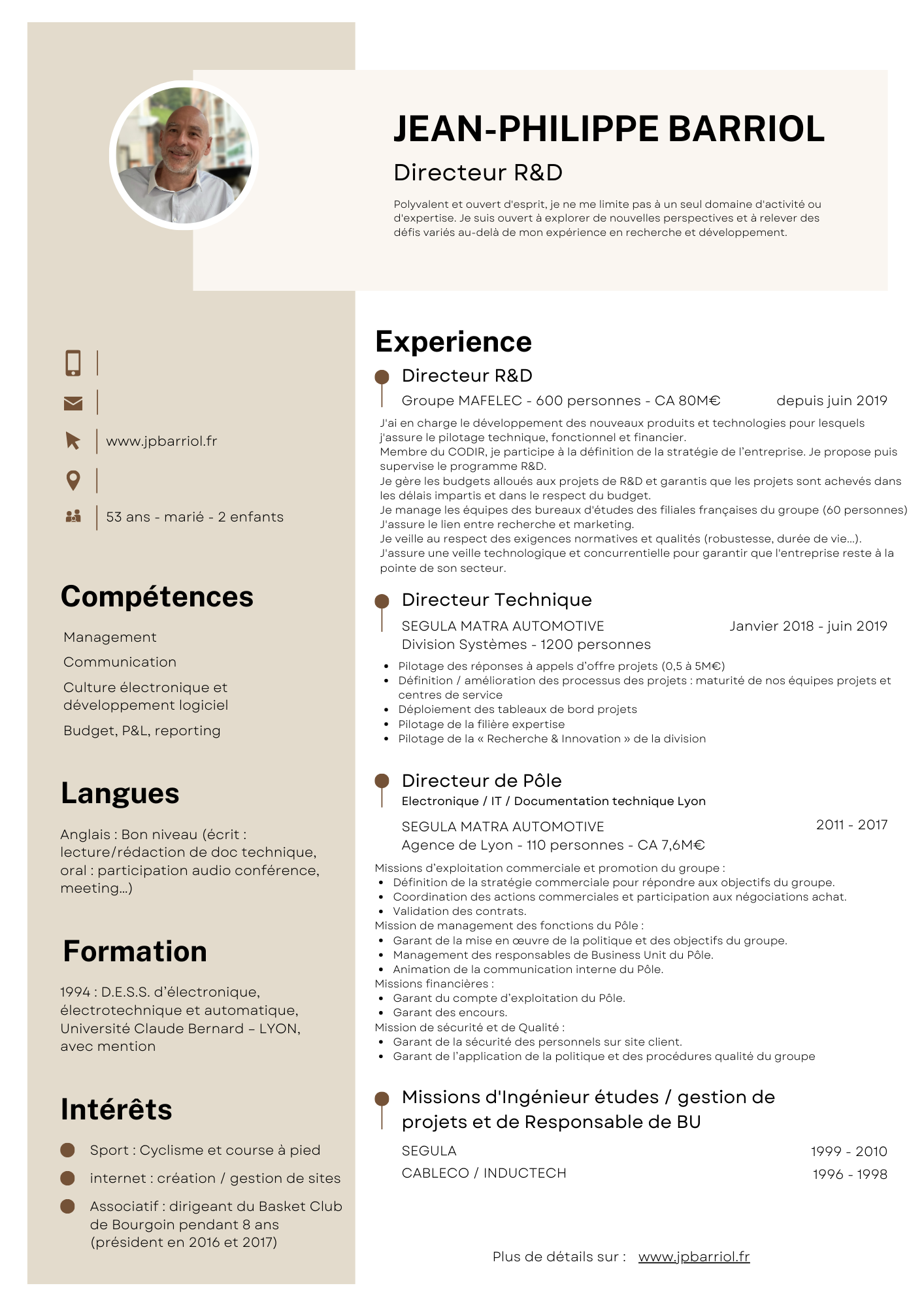 CV de JP BARRIOL